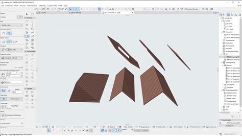 Archicad Tető varázsló felület