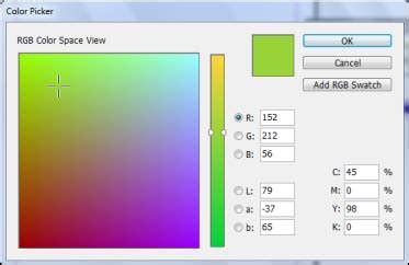 Adobe InDesign Color panel