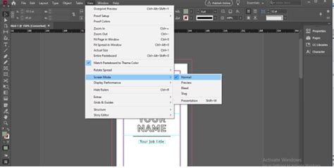 InDesign Separation Preview panel
