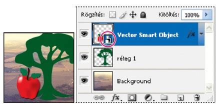 Photoshop Intelligens objektum réteg ikon