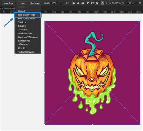 Illustrator Warp eszköz használata