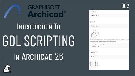 Archicad GDL objektum példa