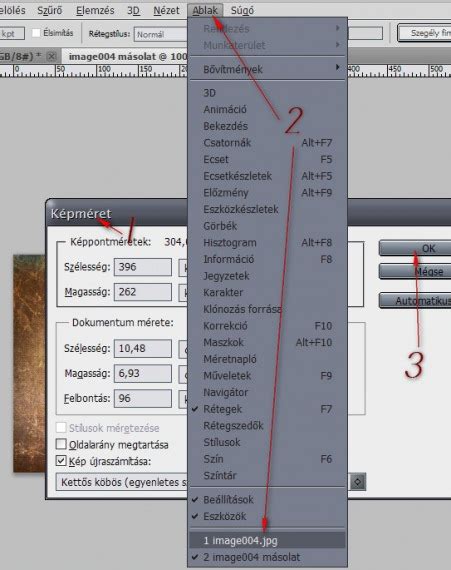Photoshop textúra importálás folyamata