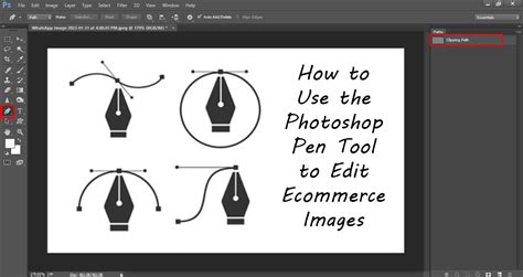 Photoshop Pen Tool útvonal létrehozása
