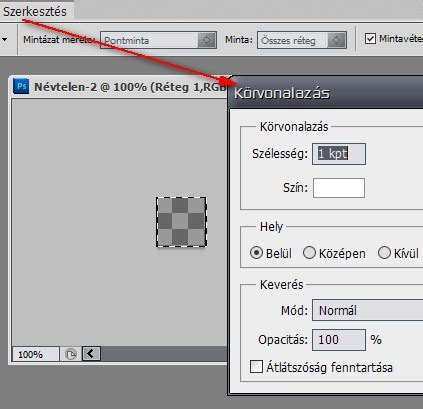Photoshop rács beállítások