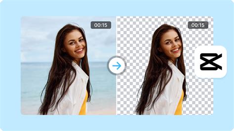 CapCut felhasználói felület háttér eltávolításával