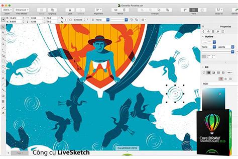 CorelDRAW LiveSketch eszköz használata