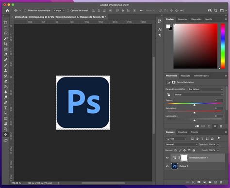 Adobe Photoshop felület ikonokkal