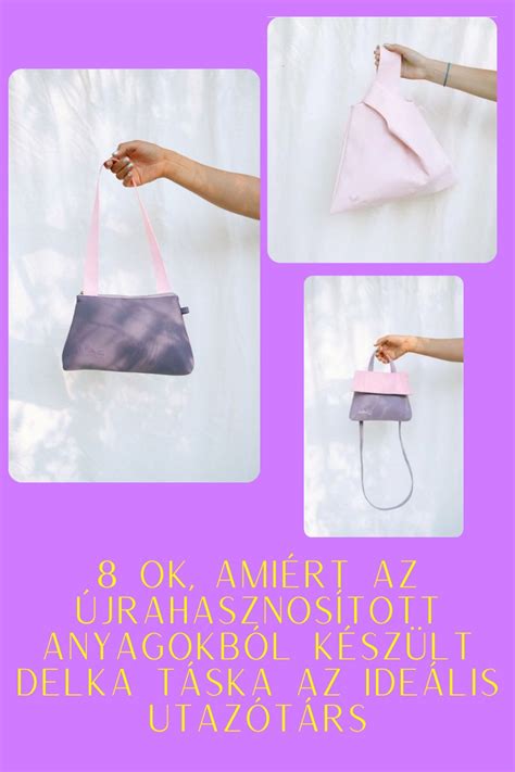Újrahasznosított anyagokból készült dizájner termékek, például táskák és pénztárcák