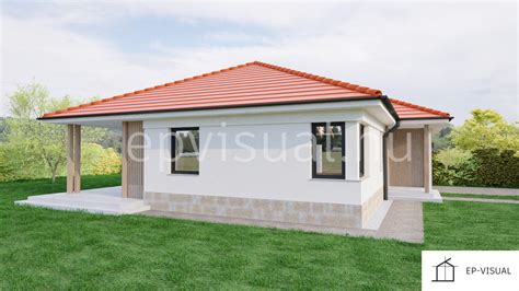 Látványterv Archicadben készített épületről