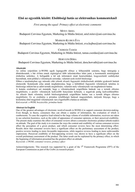 Elso tukrozesi hatas a szovegen