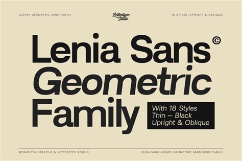 Lenia Sans DEMO by Lettertype Studio