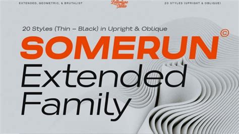 Somerun DEMO +1 by Lettertype Studio
