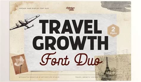 Travel Growth DEMO +1 by Lettertype Studio