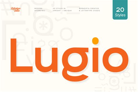 Lugio Sans DEMO by Lettertype Studio