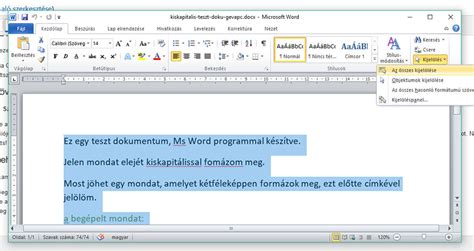 Szöveg kijelölése és árnyékolás GIMP-ben