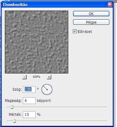 Domborítás effektus GIMP-ben