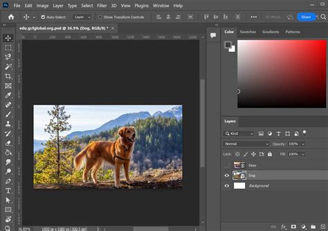Photoshop CS6 eszköztár áttekintés