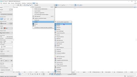 ARCHICAD felület ikonok magyarázata