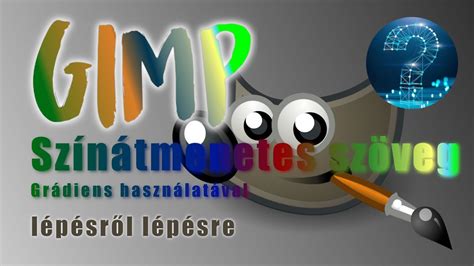 GIMP szöveg igazítási opciók