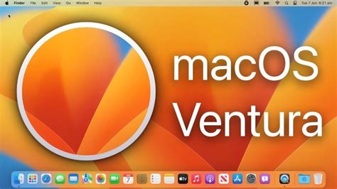 macOS Ventura frissítés