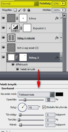 Photoshop színbeállítások ablak