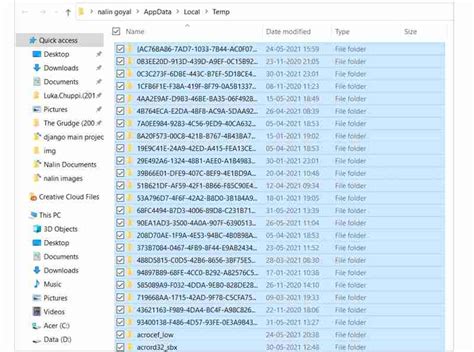 A Temp mappa helye Windows rendszeren