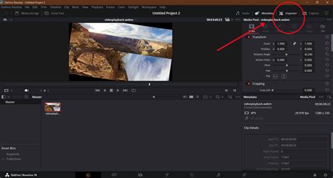 Átmenetek hozzáadása a DaVinci Resolve-ban