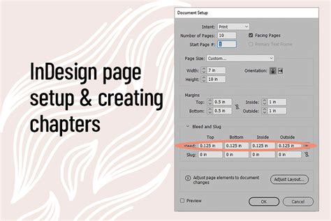 InDesign beállítások párbeszédablak