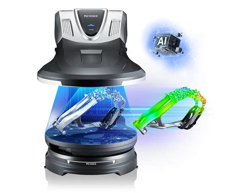 3D szkenner működés közben