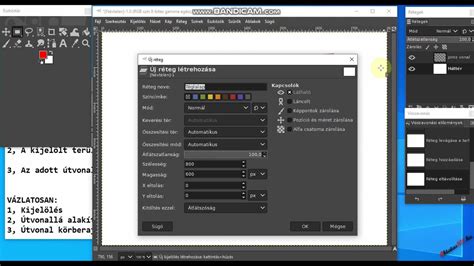 GIMP alakzatok rajzolása