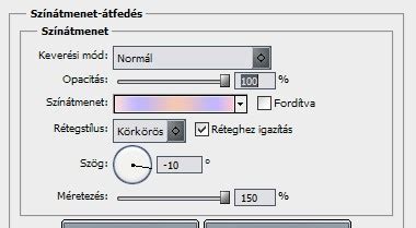 Photoshop színátmenet szerkesztő