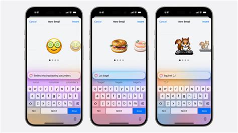 Genmoji létrehozása iPhone-on