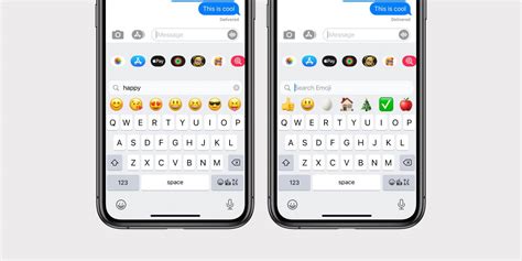 Emoji billentyűzet használata iPhone-on
