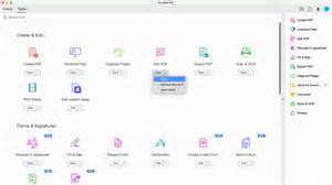 Adobe Acrobat Pro felület