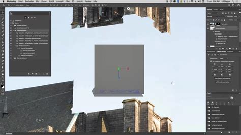 Példa 3D árnyék beállítására Photoshopban