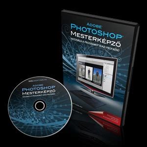 Adobe Photoshop oktató DVD csomagolása