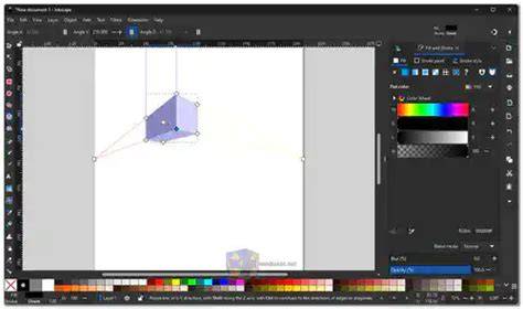 Inkscape színpaletta kezelése