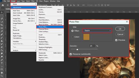 Photoshop Adjustment Presets panel