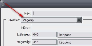 Photoshop Munkaterület mentése párbeszédpanel