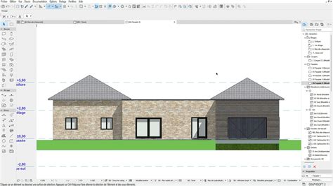 Rajzkezelő felület ARCHICAD-ben