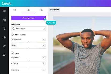 Canva felületének egy példája