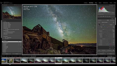Lightroom Develop modul felépítése