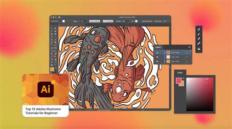 Adobe Illustrator eszköztár alapvető alakzatokkal