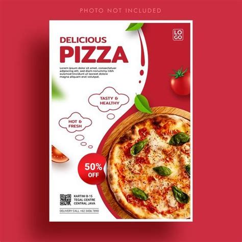 Pizza éttermi szórólap PSD
