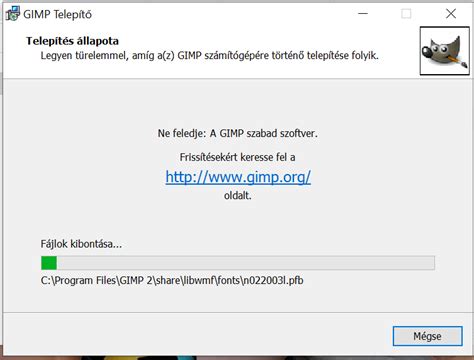 GIMP szabadkézi kijelölés eszköz