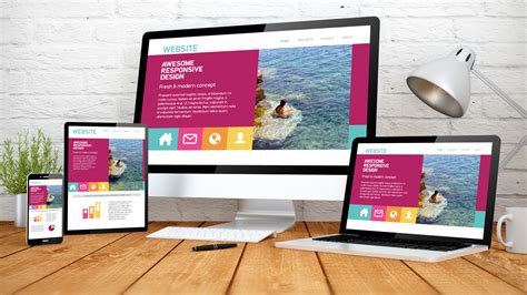 Példa egy weboldal mockupra különböző eszközökön