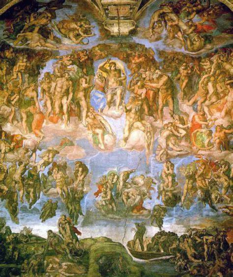 Michelangelo Dániel próféta freskója a Sixtus-kápolnában