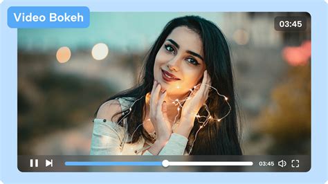 Capcut mobilalkalmazás bokeh effektus létrehozásához