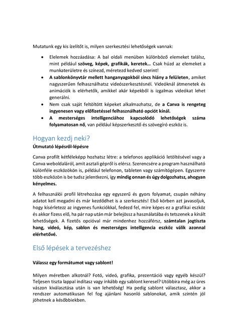 Különböző szöveges effektek és keretek